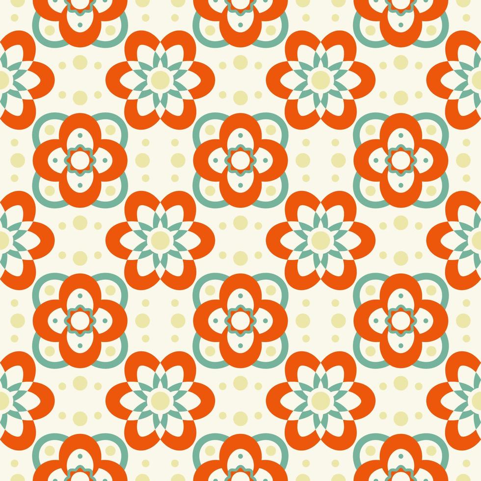 Seamless batik ornament pattern background vector