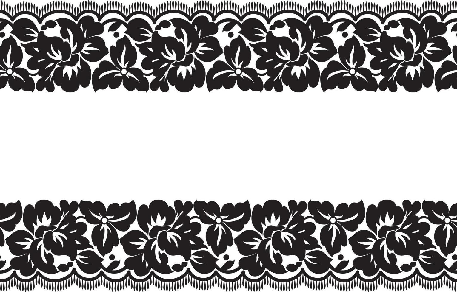 Seamless lace pattern, flower vintage vector background.