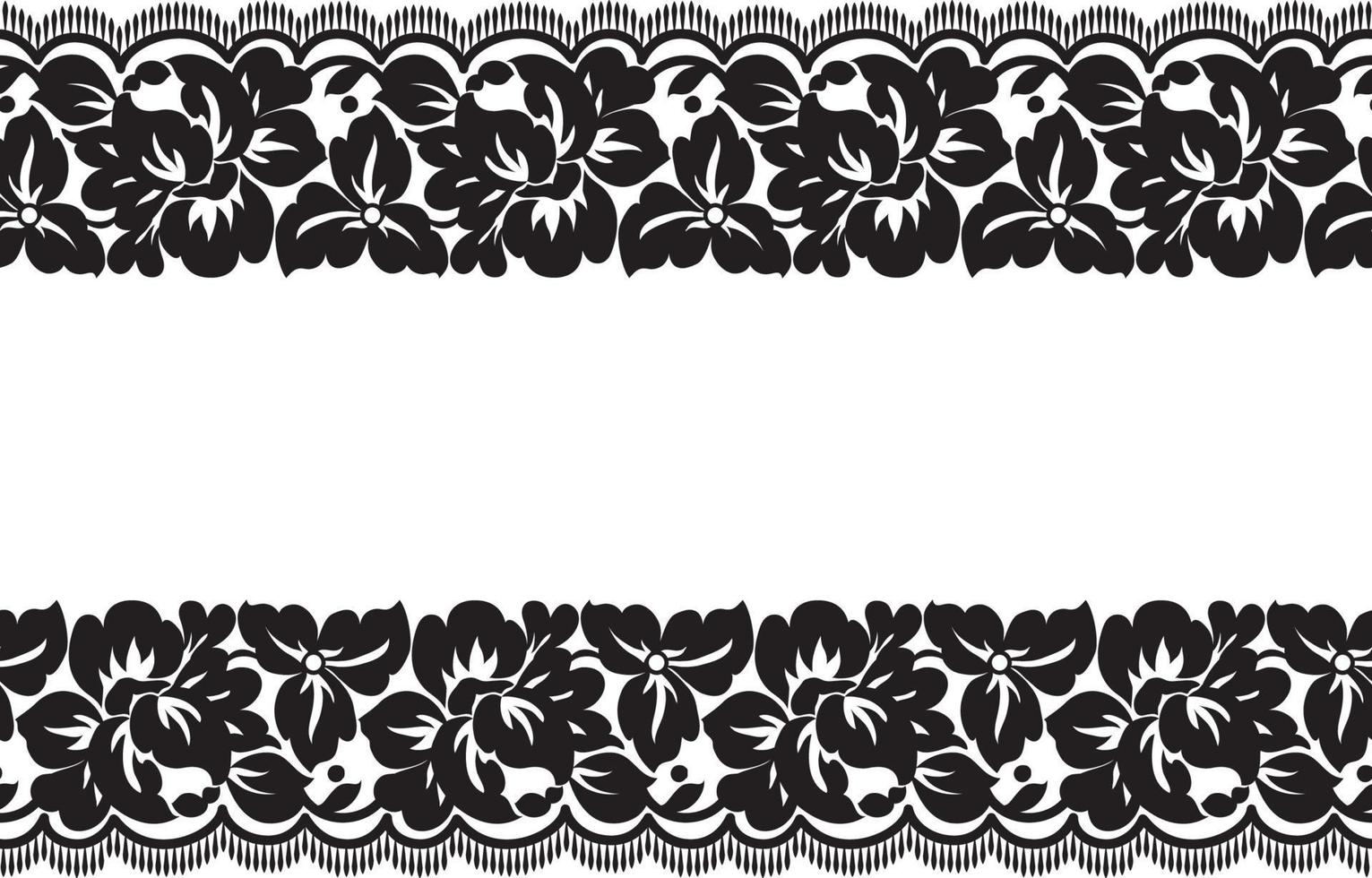 Seamless lace pattern, flower vintage vector background.