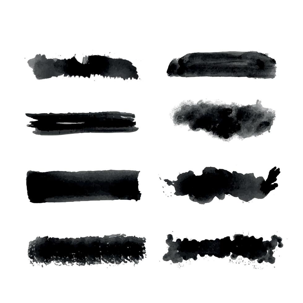 Brush Paint Stroke Collection Pack vector