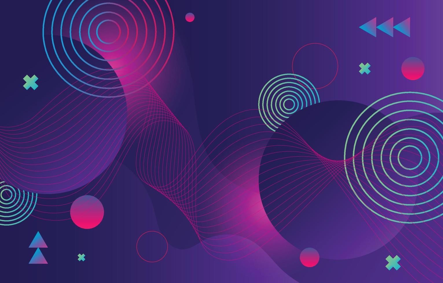 Modern Purple Background with Dynamic Design Elements vector