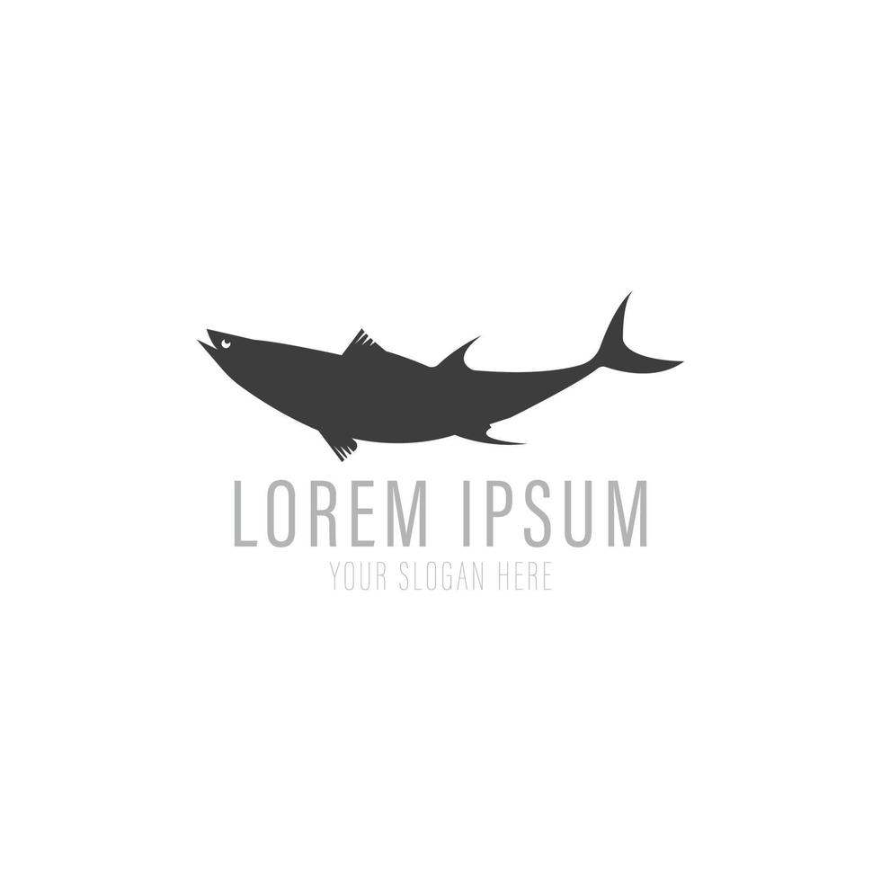 Sea Fish Logo Symbol. vector