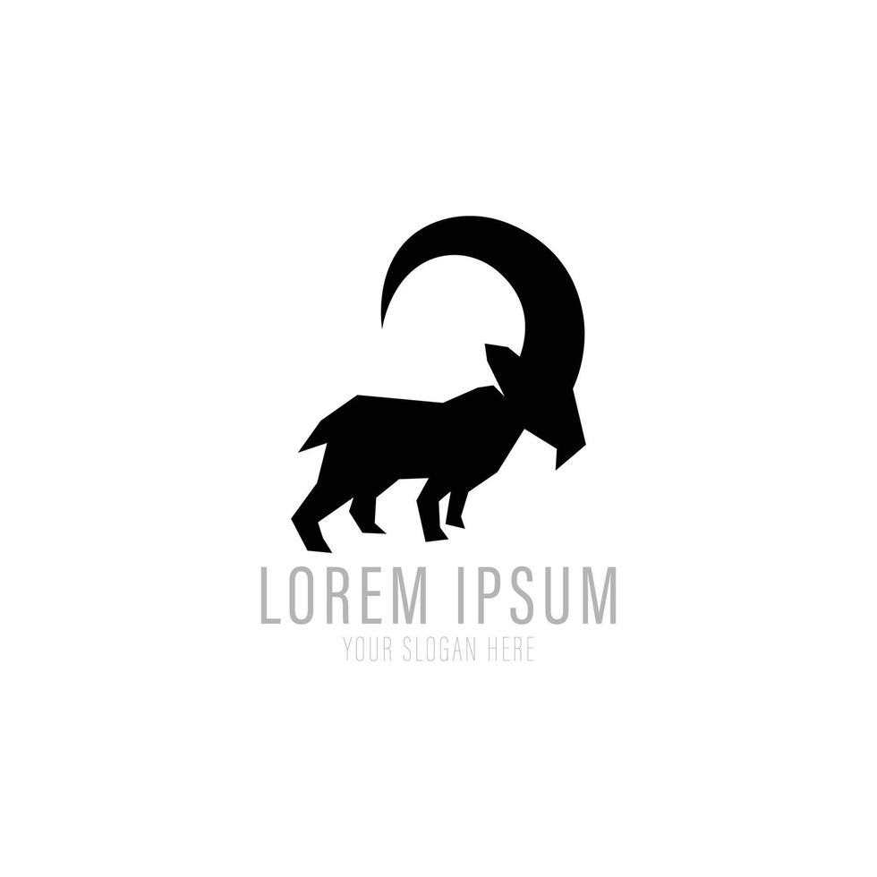 Goat logo icon design vector