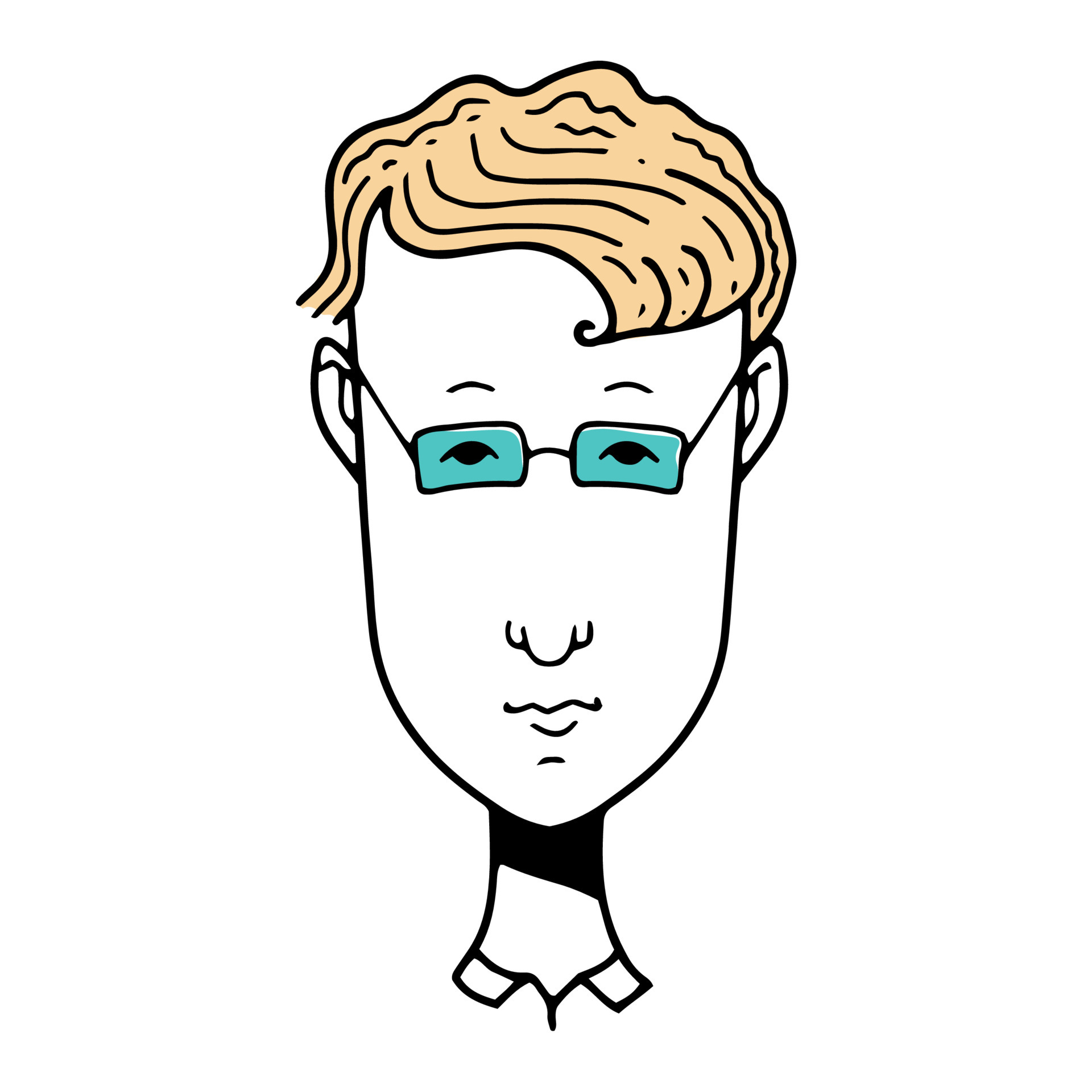 Hand-drawn funny characte, the face of a young man with glasses, vector illustration, doodle people face 6122654 Vector Art at Vecteezy Hand-drawn funny characte, the face of a young man with glasses, vector illustration, doodle people face 6122654 Vector Art at Vecteezy