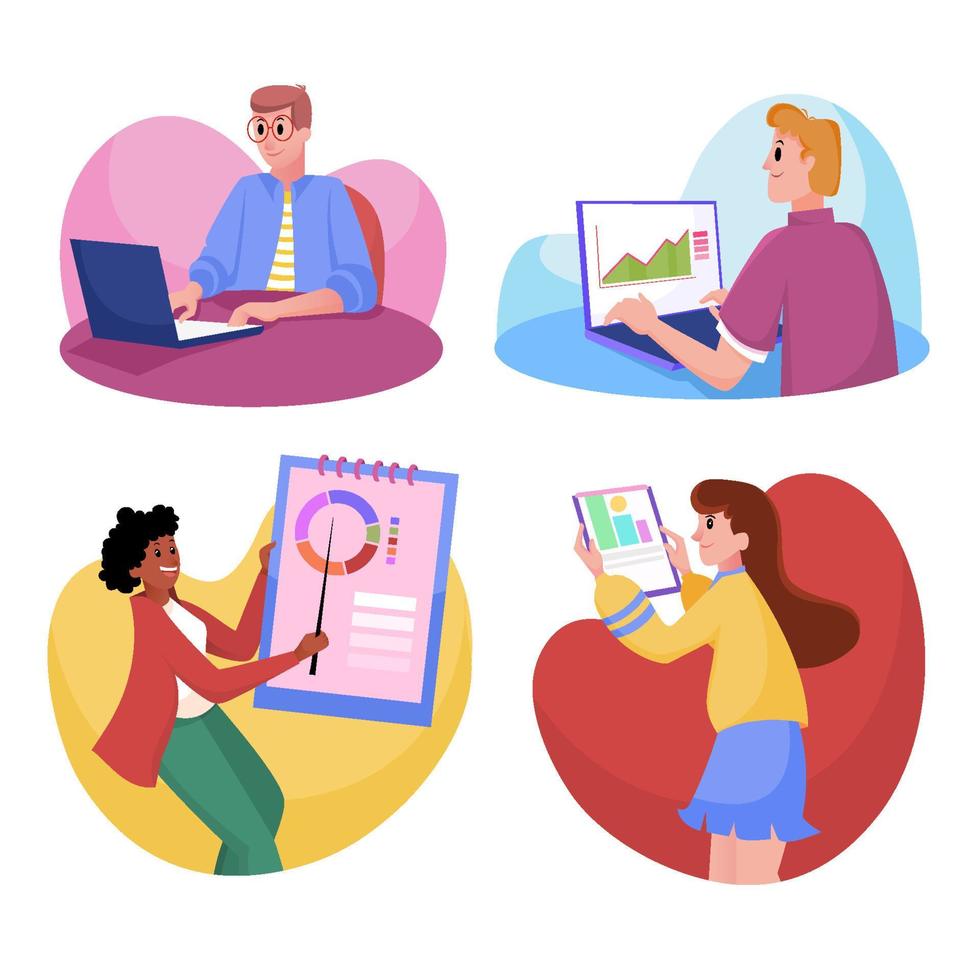 Design People on Business vector