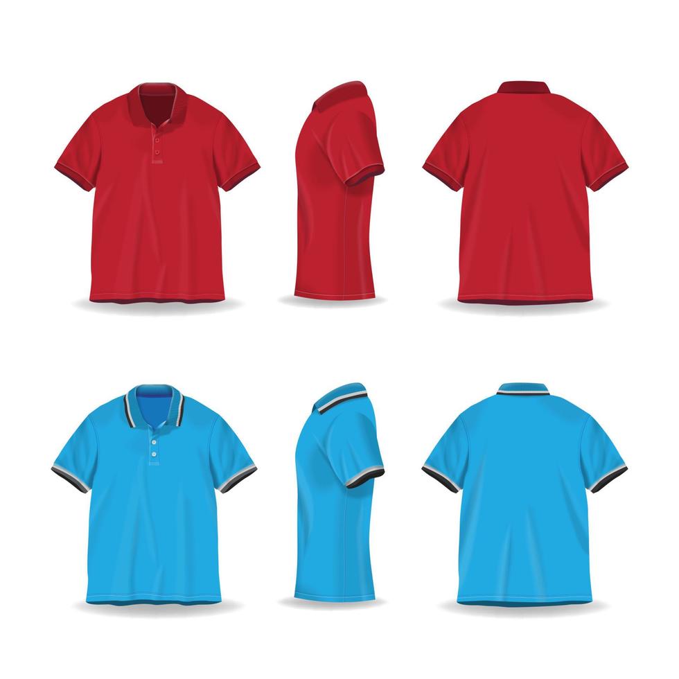 Various Realistic 3D Polo Shirt Template 6122772 Vector Art at Vecteezy