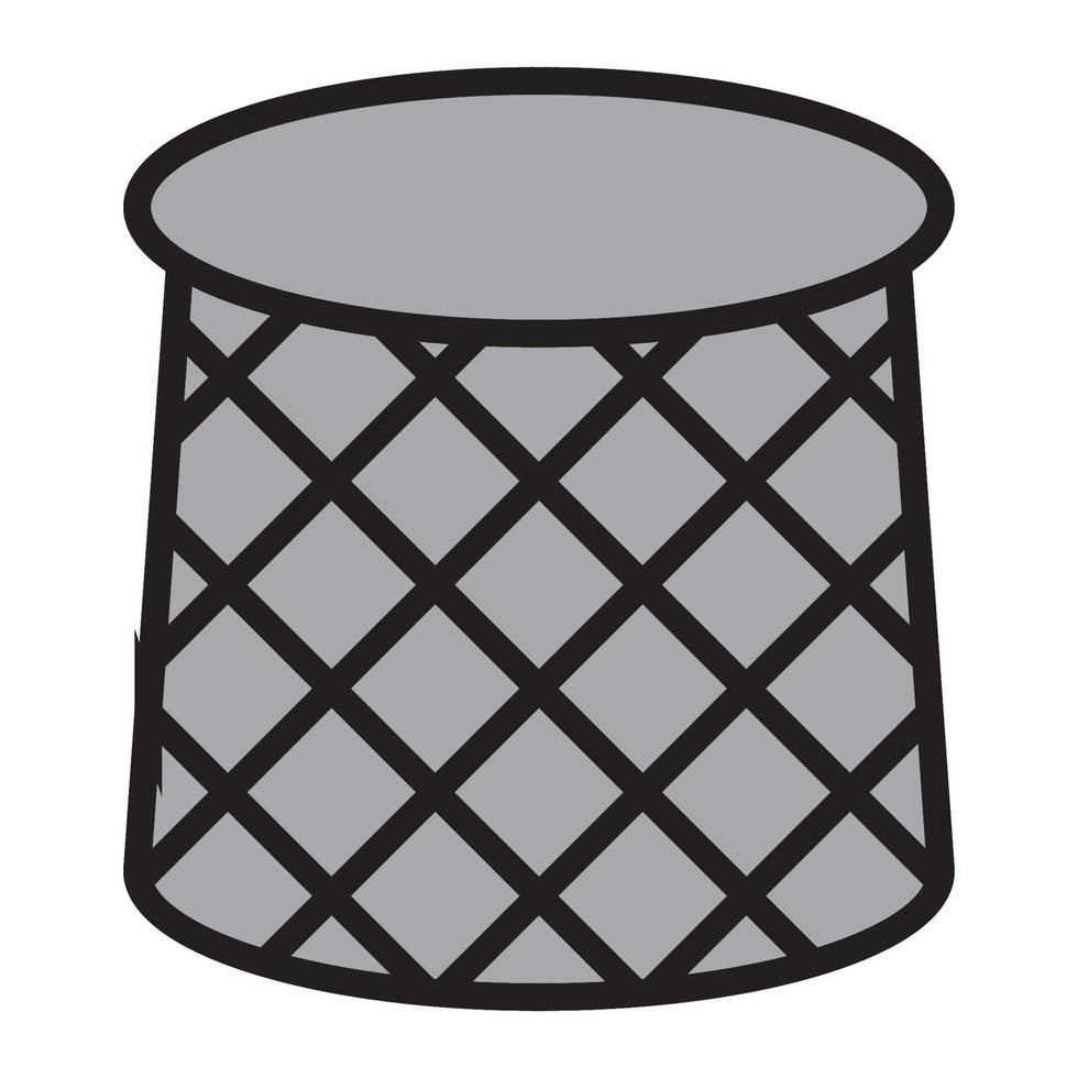 trash can icon for website symbol vector