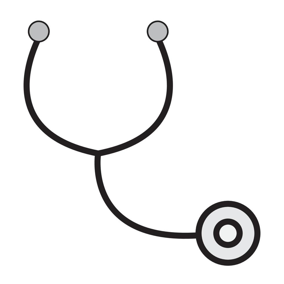 stethoscope icon vector for website, symbol , presentation editable vector