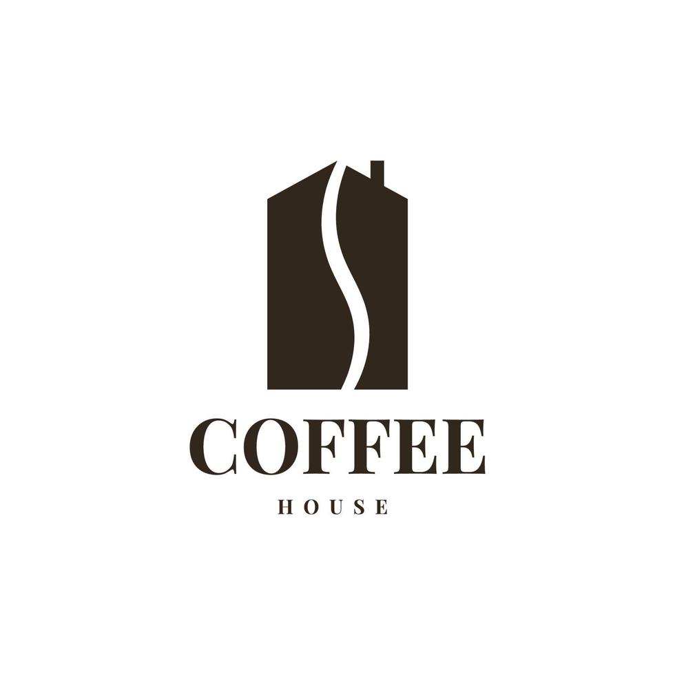 Coffee house logo template design vector