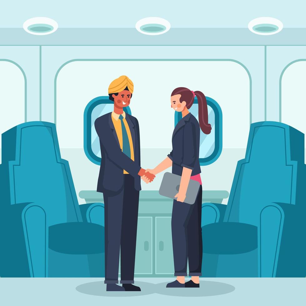 Inclusive Business Man and Woman Concept vector