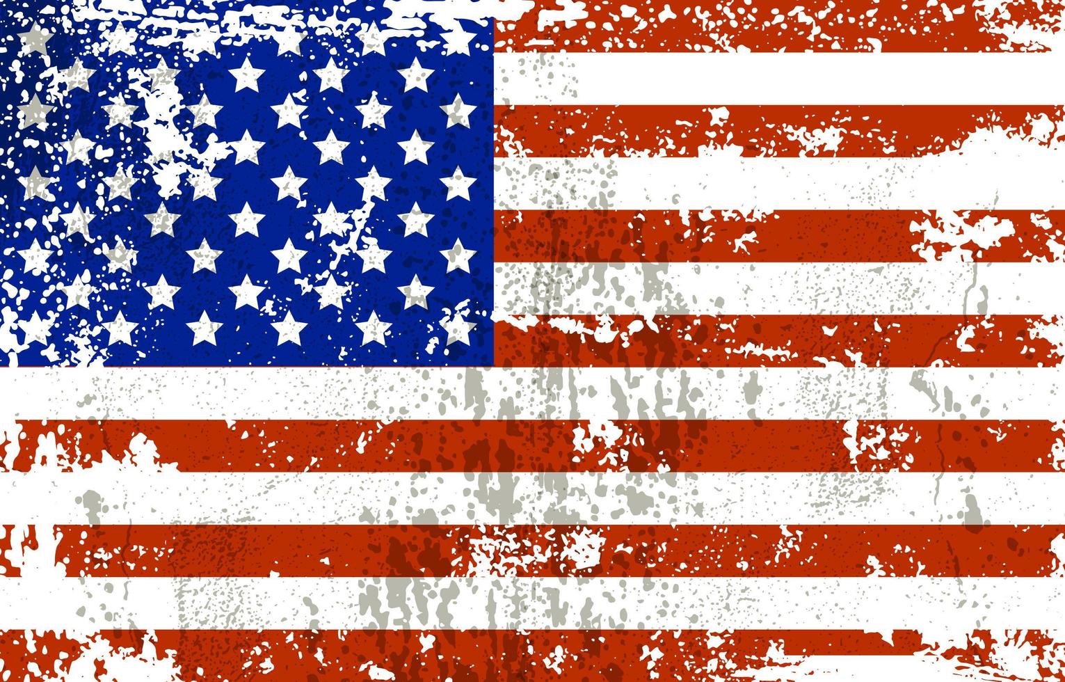 fondo angustiado de la bandera americana vector