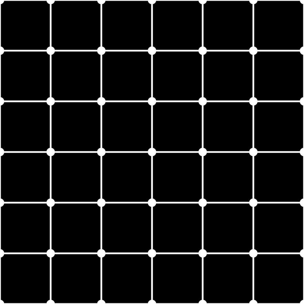 Seamless Background Grid Lines white Dots black Background vector
