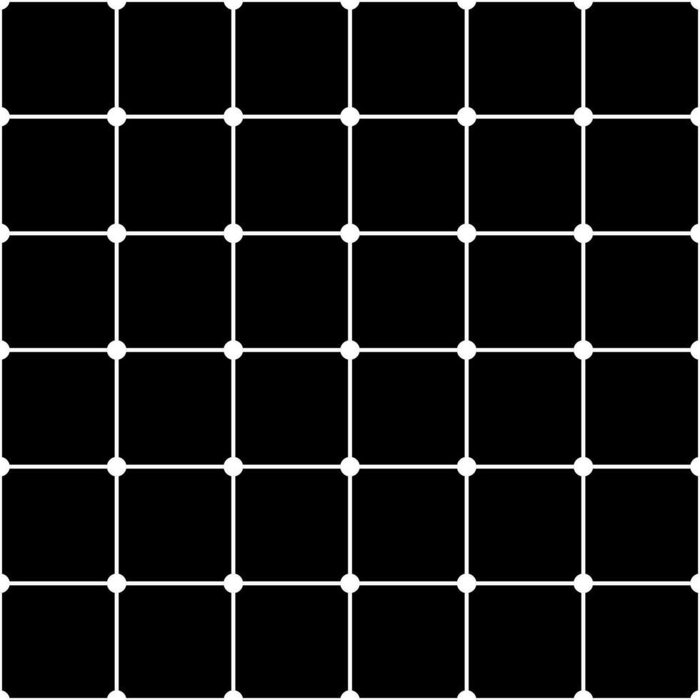 Seamless Background Grid Lines white Dots black Background vector