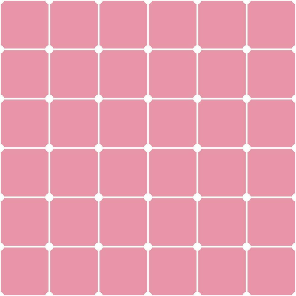 white polka dot pattern on a pink background vector