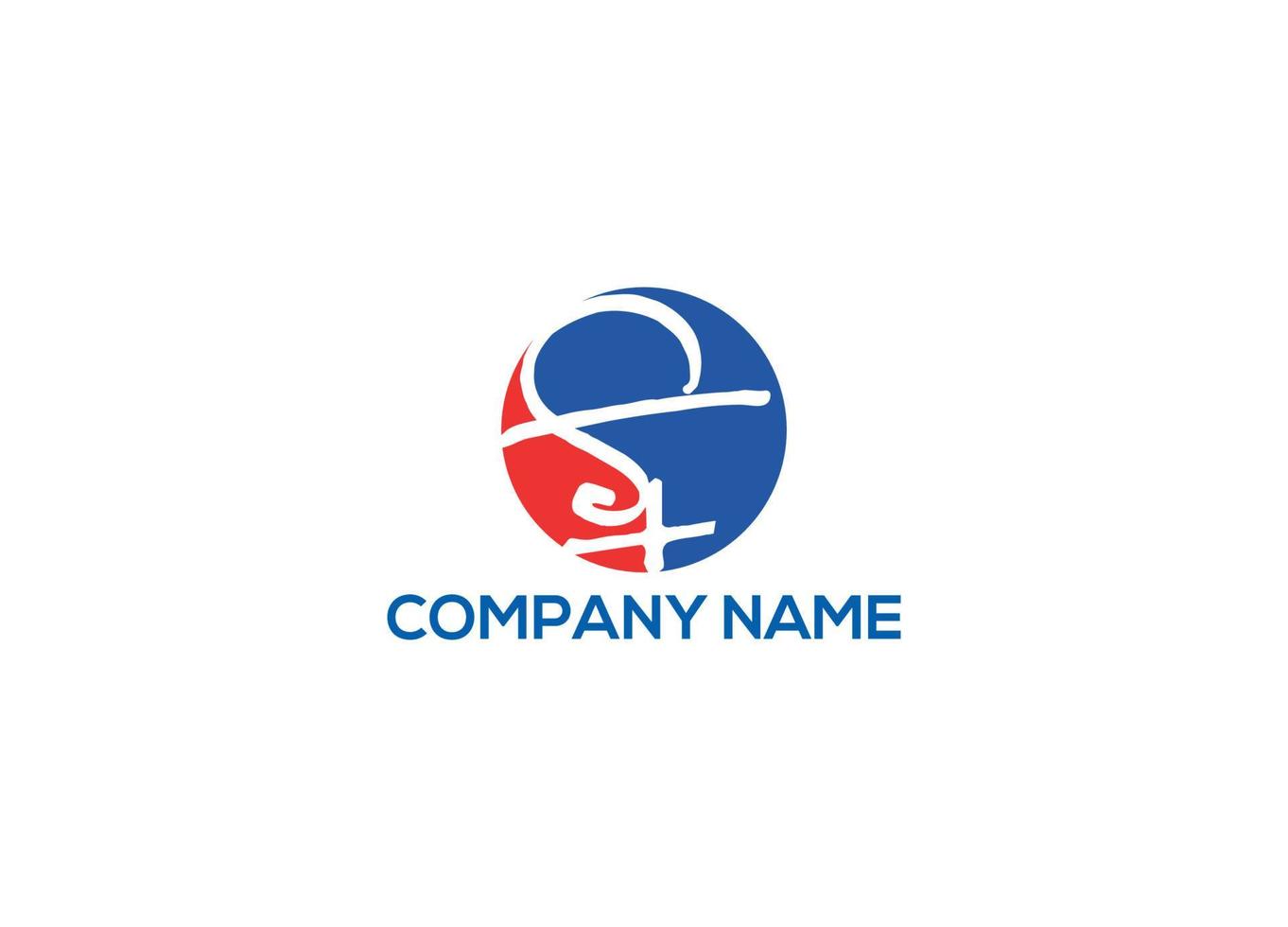 sf logo design vector icon template with white background
