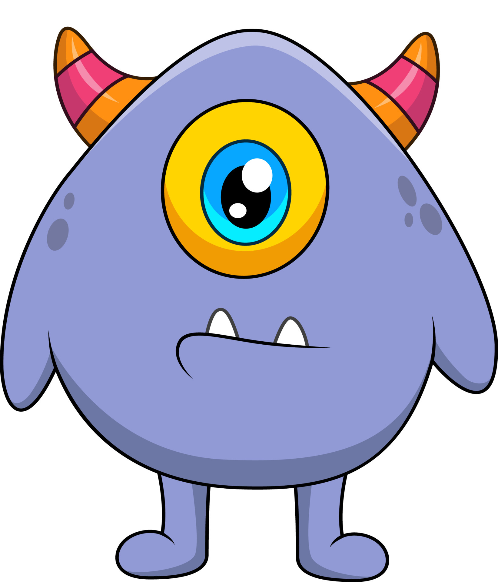 One-eyed purple monster cartoon vector 6124345 Vector Art at Vecteezy One-eyed purple monster cartoon vector 6124345 Vector Art at Vecteezy