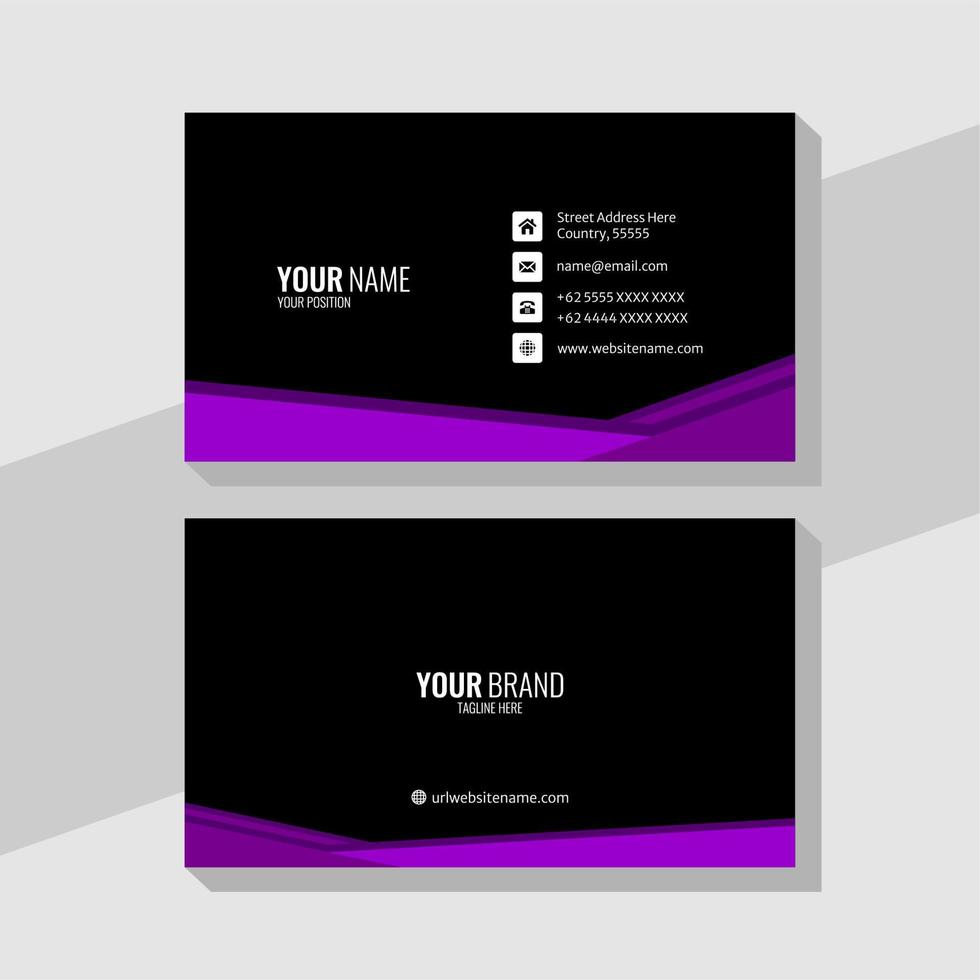 Template business card, for business, corporate, company, business, card, vector