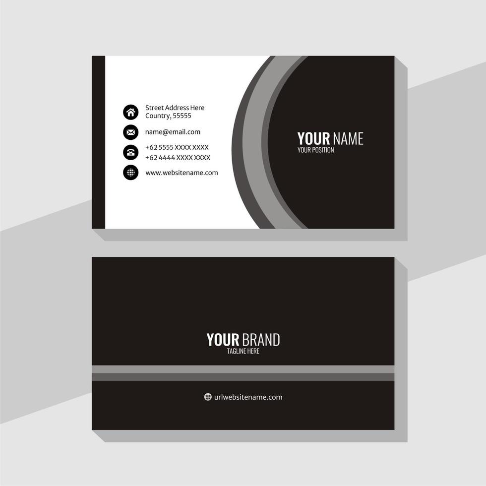Template business card, for business, corporate, company, business, card, vector