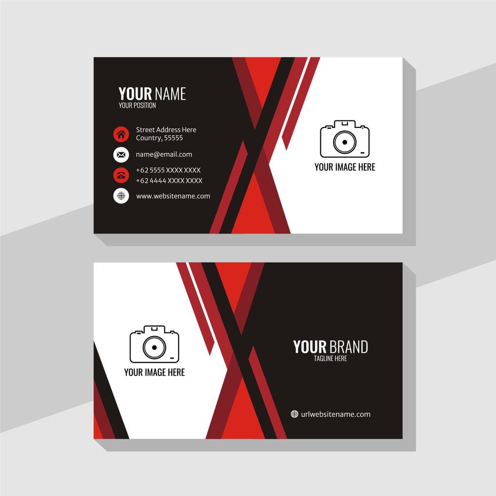 Template business card, for business, corporate, company, business, card, vector