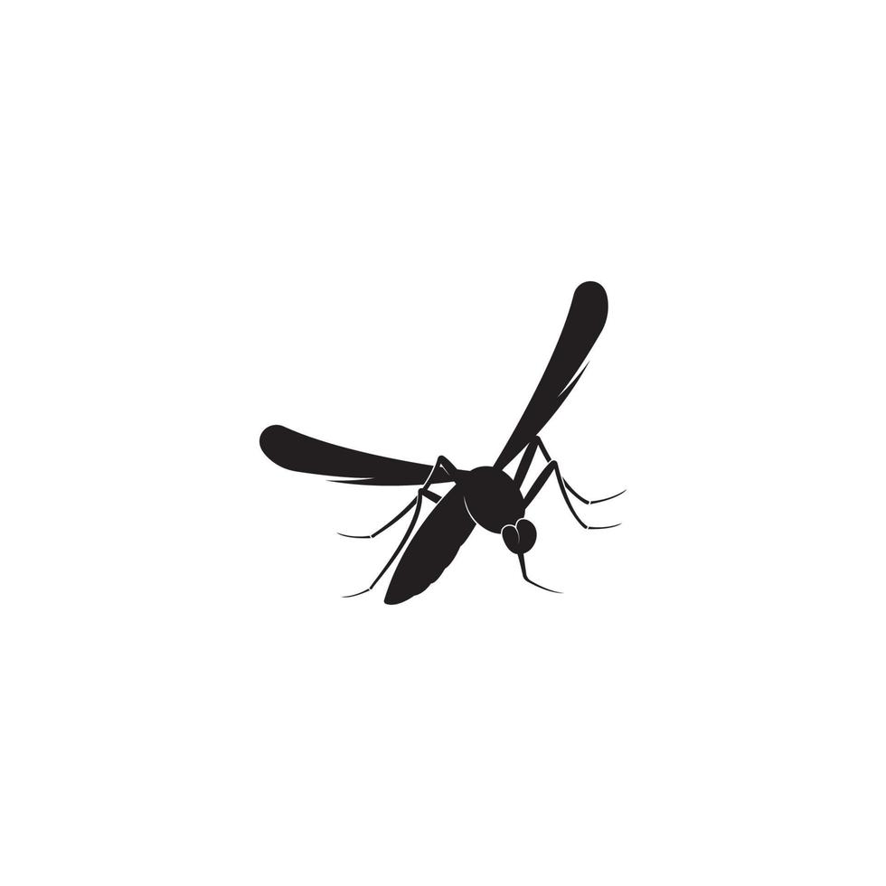 Mosquito Logo Design Vector Illustration. Mosquito Design Template