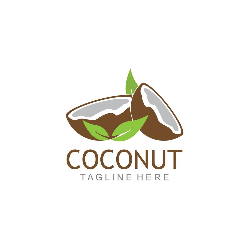 Coconut logo vector template