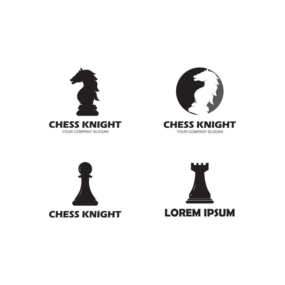 Chess pieces vector illustration.