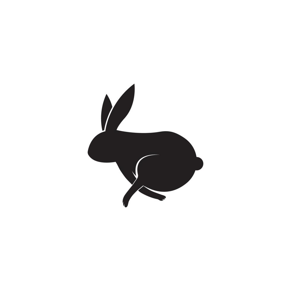 Rabbit Logo template vector icon illustration design