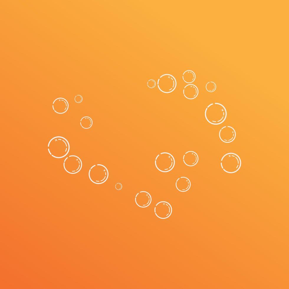 Bubble icon vector illustration design template