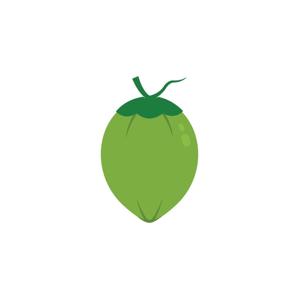 plantilla de vector de logotipo de coco
