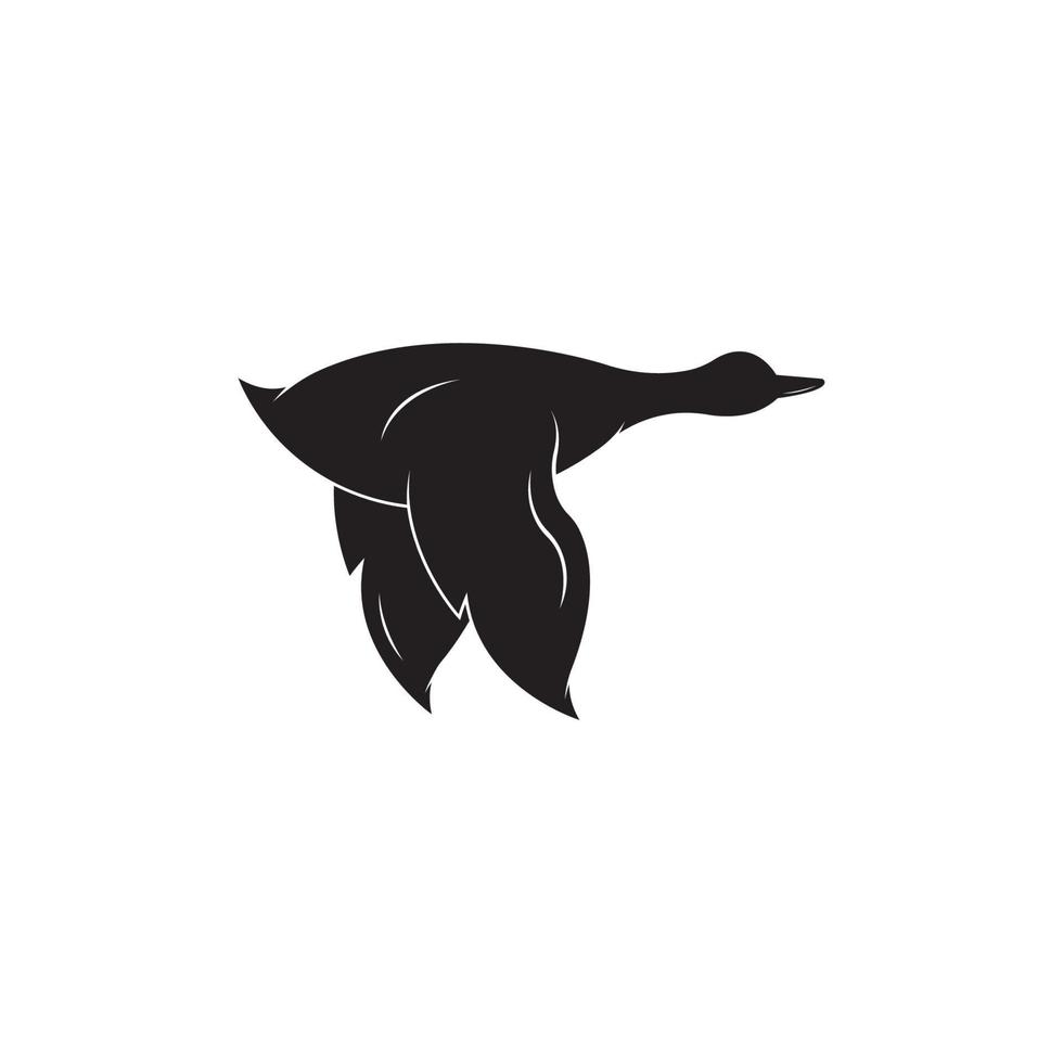 Duck logo vector icon template