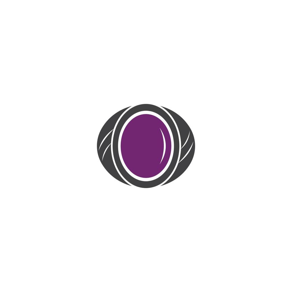 Agate rings logo vector template