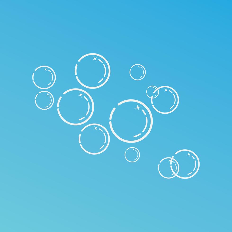 Bubble icon vector illustration design template