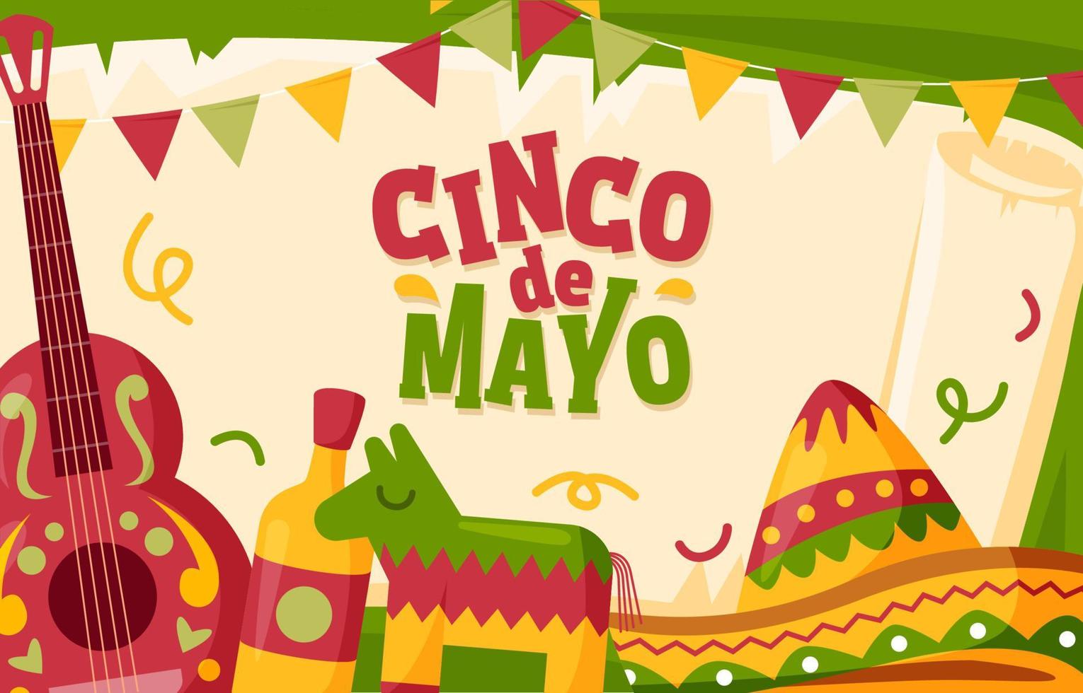 Cinco De Mayo Background vector