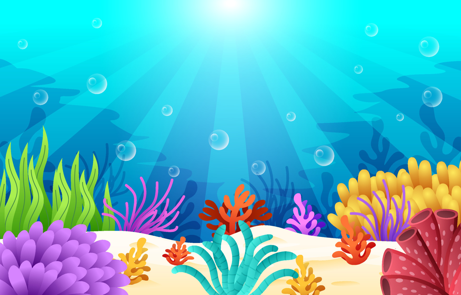 Blue Ocean Background Vector Art Icons And Graphics For Free Download