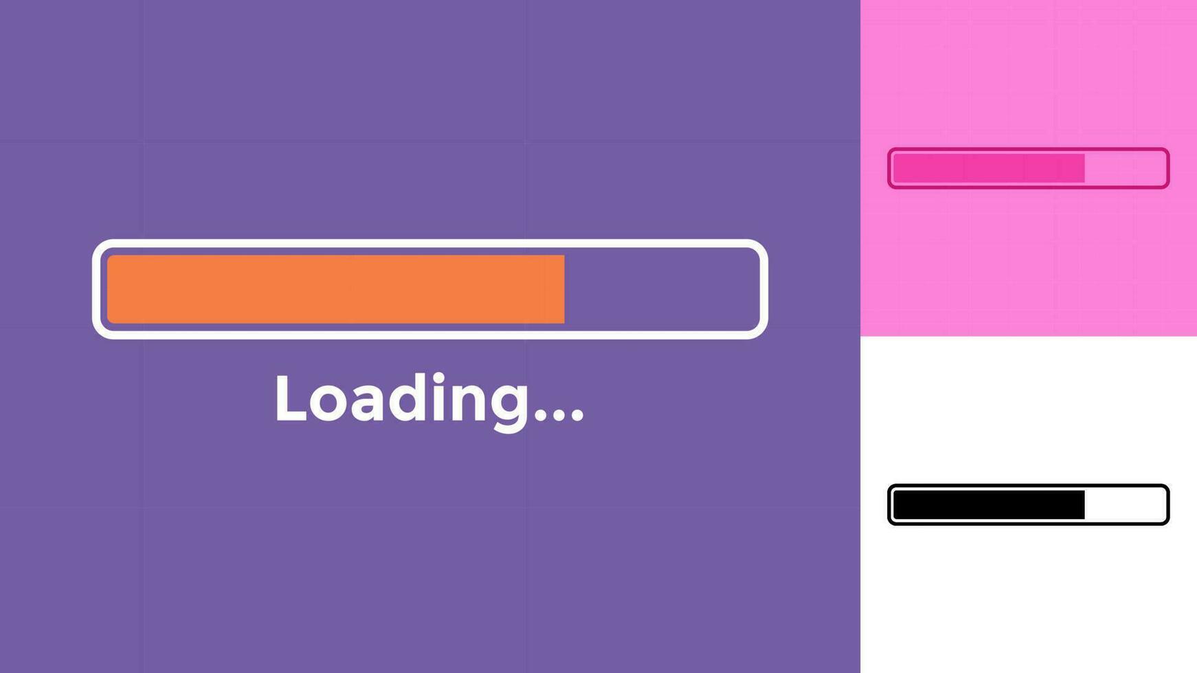 Vector of Loading Screen. Perfect for additional design, loading design ...