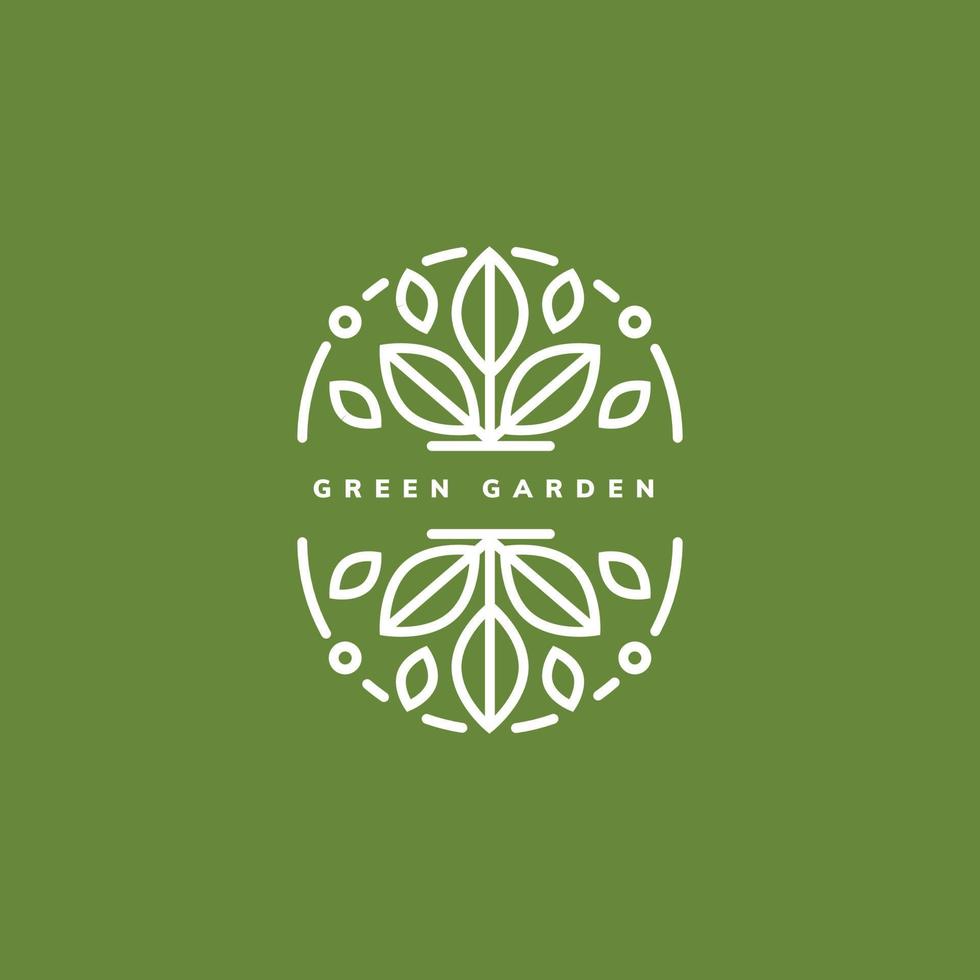 nature logo design vector