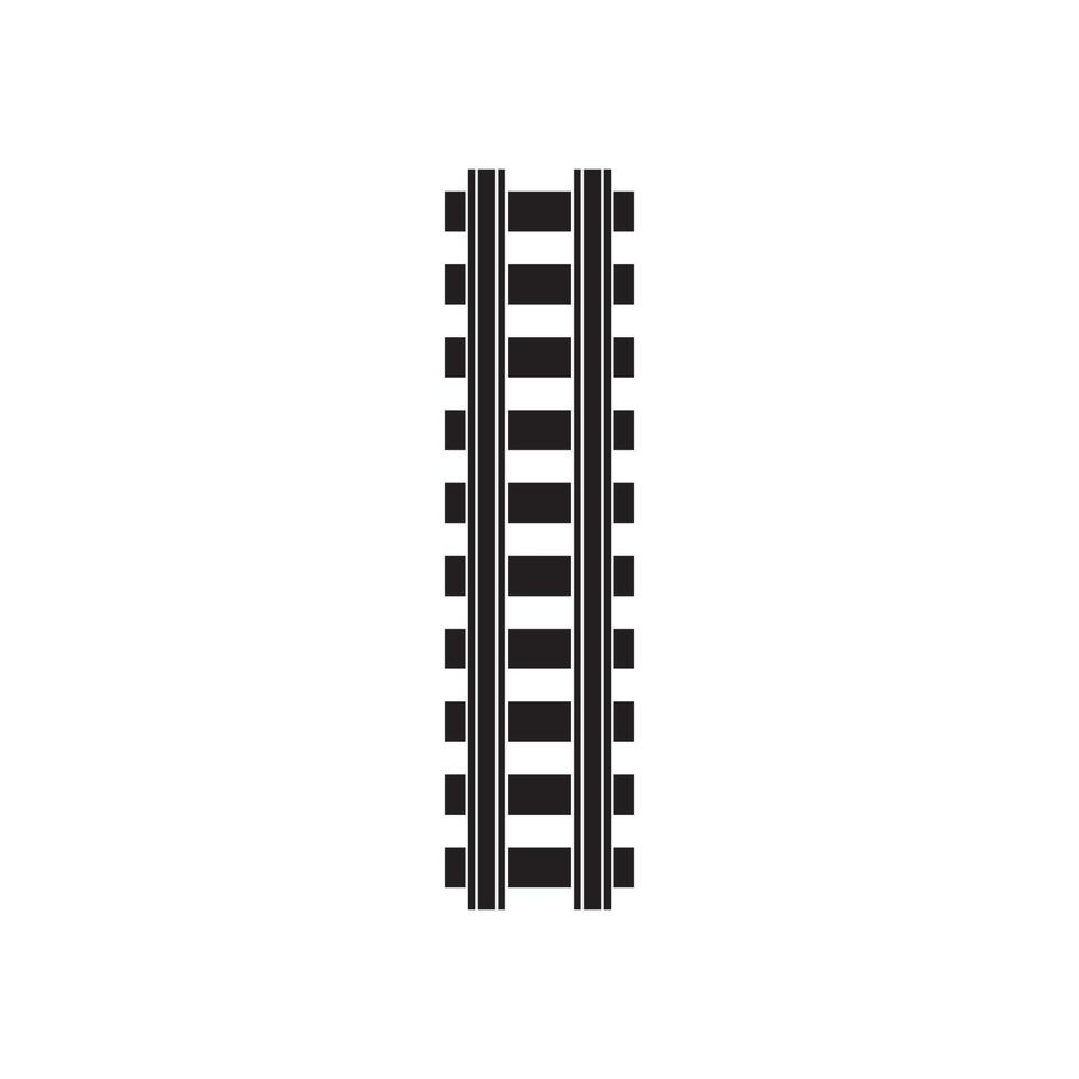Railway illustration vector flat design