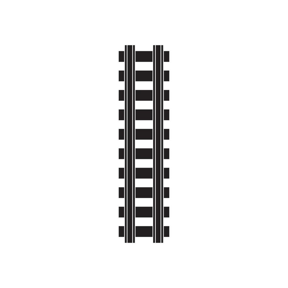 Railway illustration vector flat design