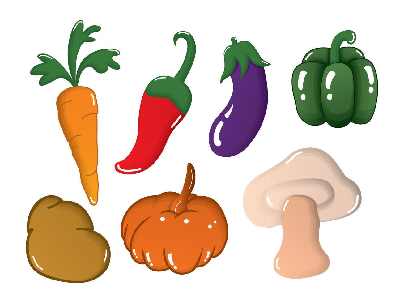 vector de ilustración de vegetales