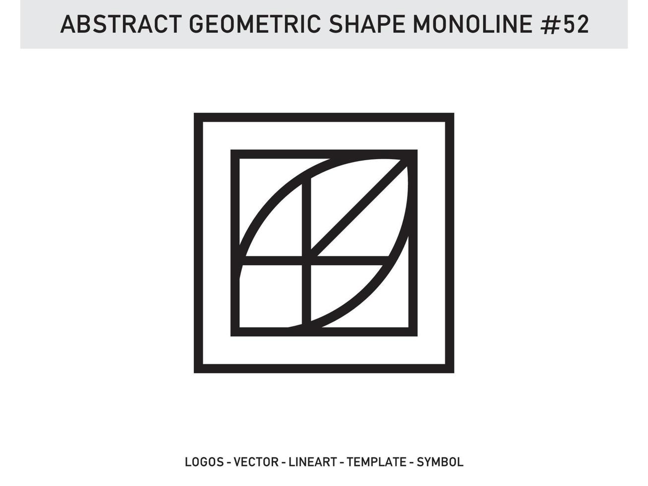 Abstract Geometric Shape Monoline Tile Design Pattern Seamless Pro Free Vector