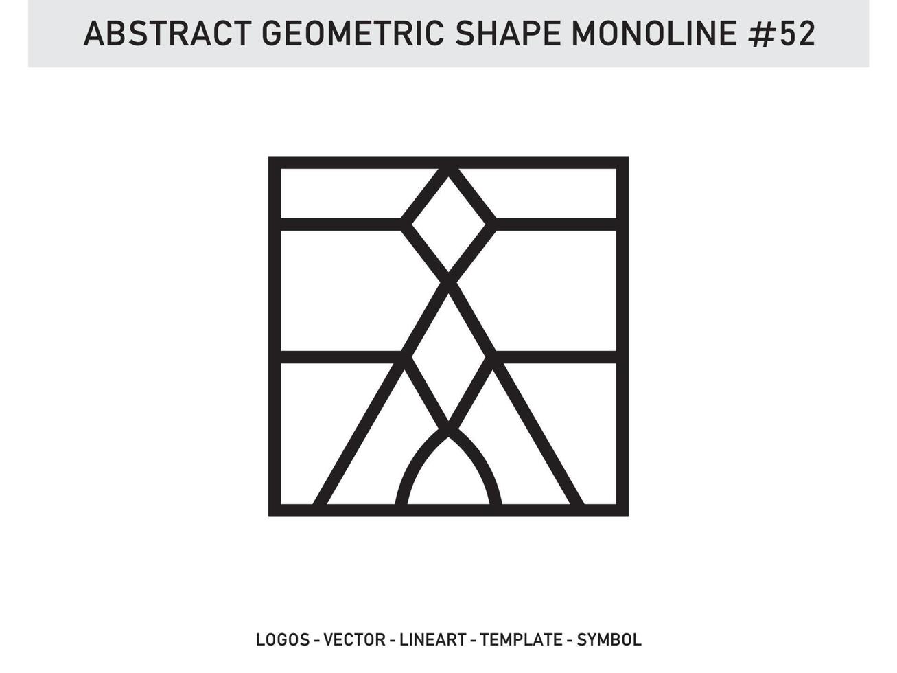 Geometrical Abstract Polygonal Shapes Elegant Borders Frame Element Symbols Free Vector
