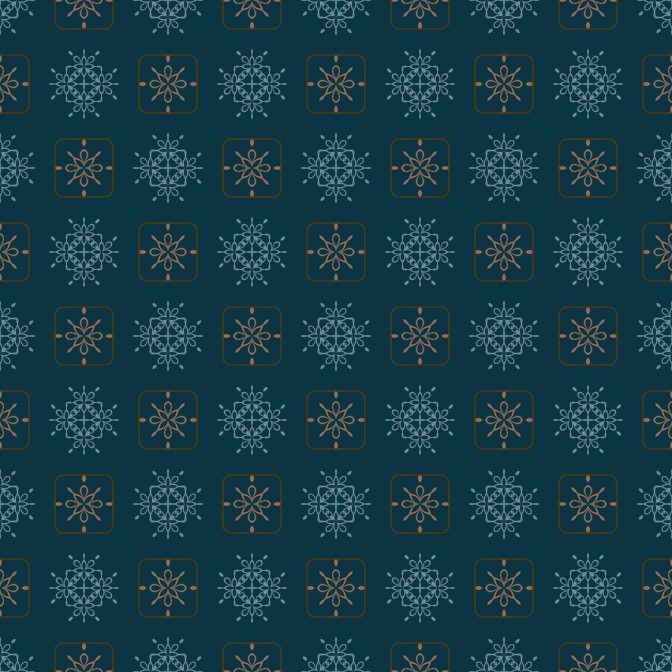 Decorative ornament seamless pattern background vector