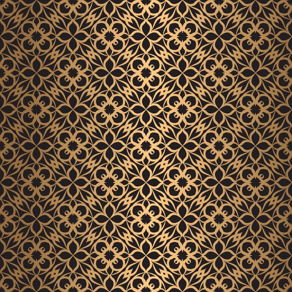 Decorative ornament seamless pattern background vector