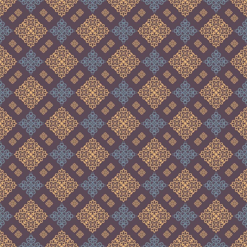 Decorative ornament seamless pattern background vector