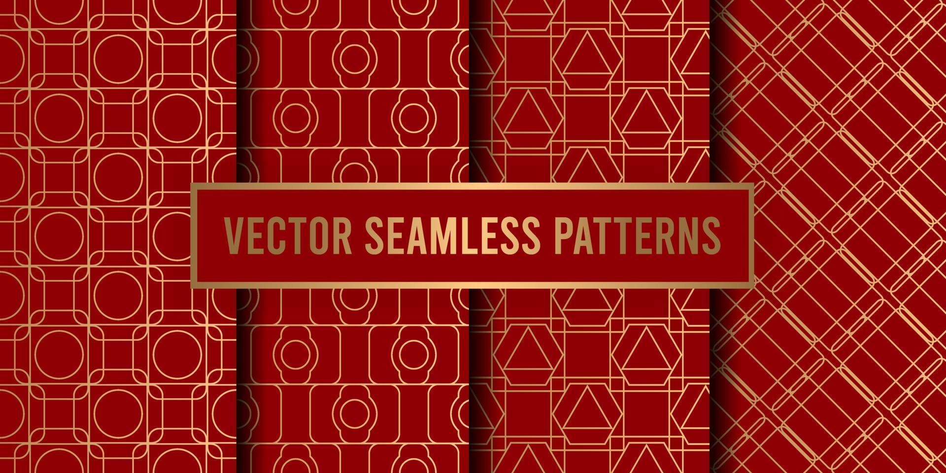 Decorative ornament seamless pattern background vector