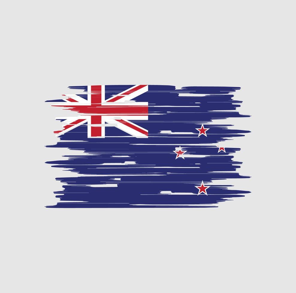 New Zealand Flag Brush vector