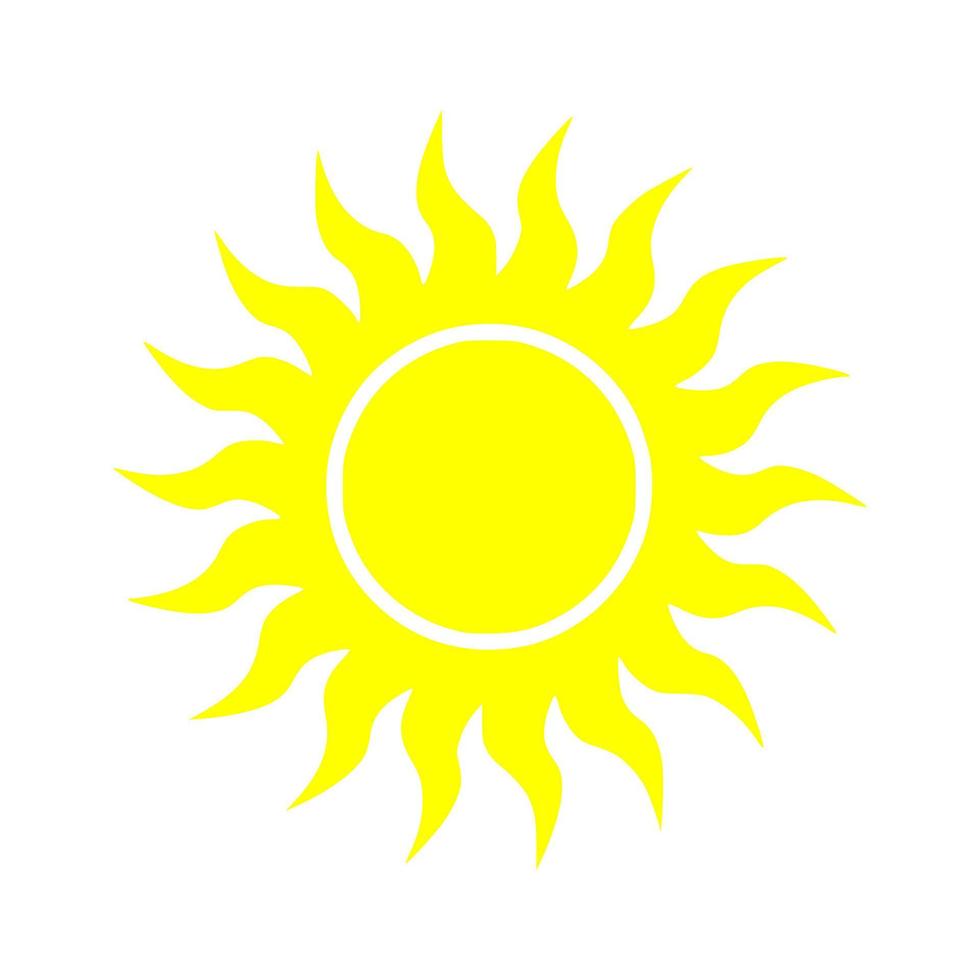 Sun Icon logo vector