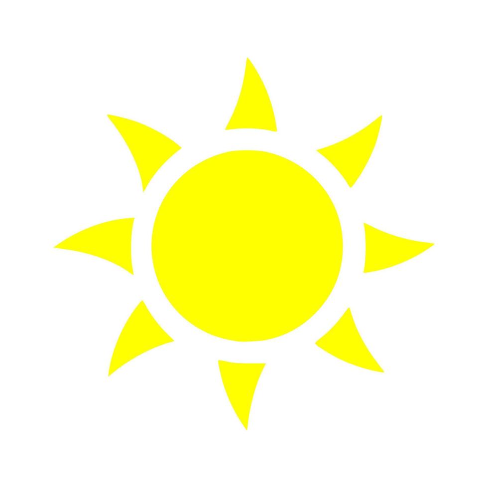 Sun Icon logo vector