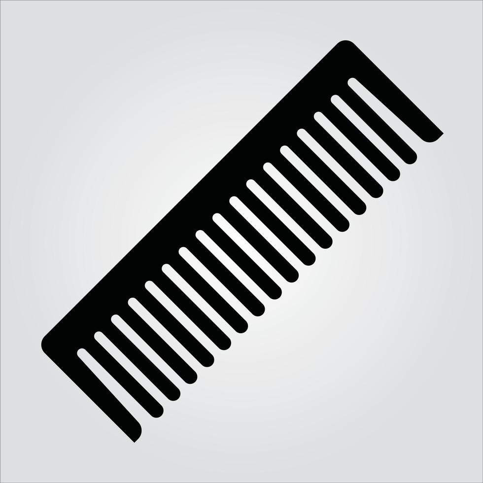 Isolated Glyph Comb Icon Scalable Vector Graphic