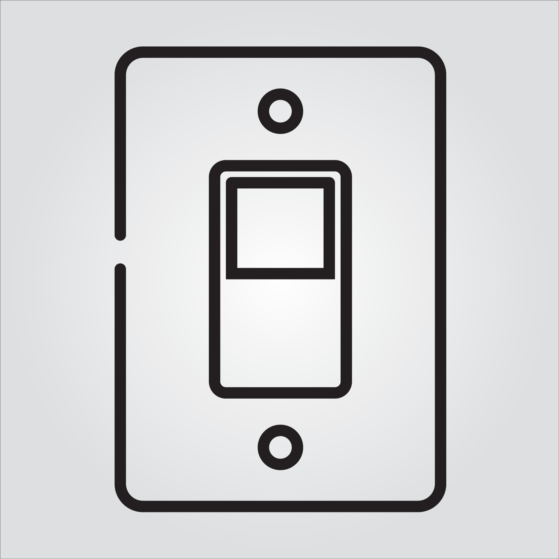 Isolated Outline Light Switch Icon Electricity Scalable Vector Graphic  6133174 Vector Art at Vecteezy